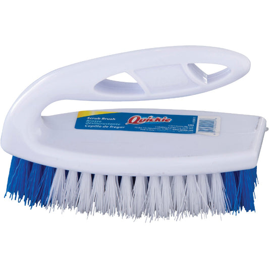 Quickie Iron-Shaped Handled Scrub Brush