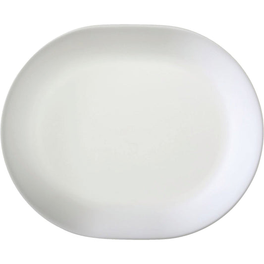 Corelle Livingware 12-1/4 In. Winter Frost White Oval Serving Platter