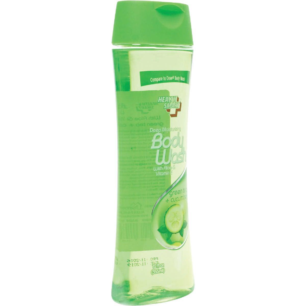 Health Smart Moisturizing Green Tea Cucumber 12 oz Body Wash