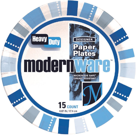 AJM 7 In. ModernWare Paper Plate (15-Count)