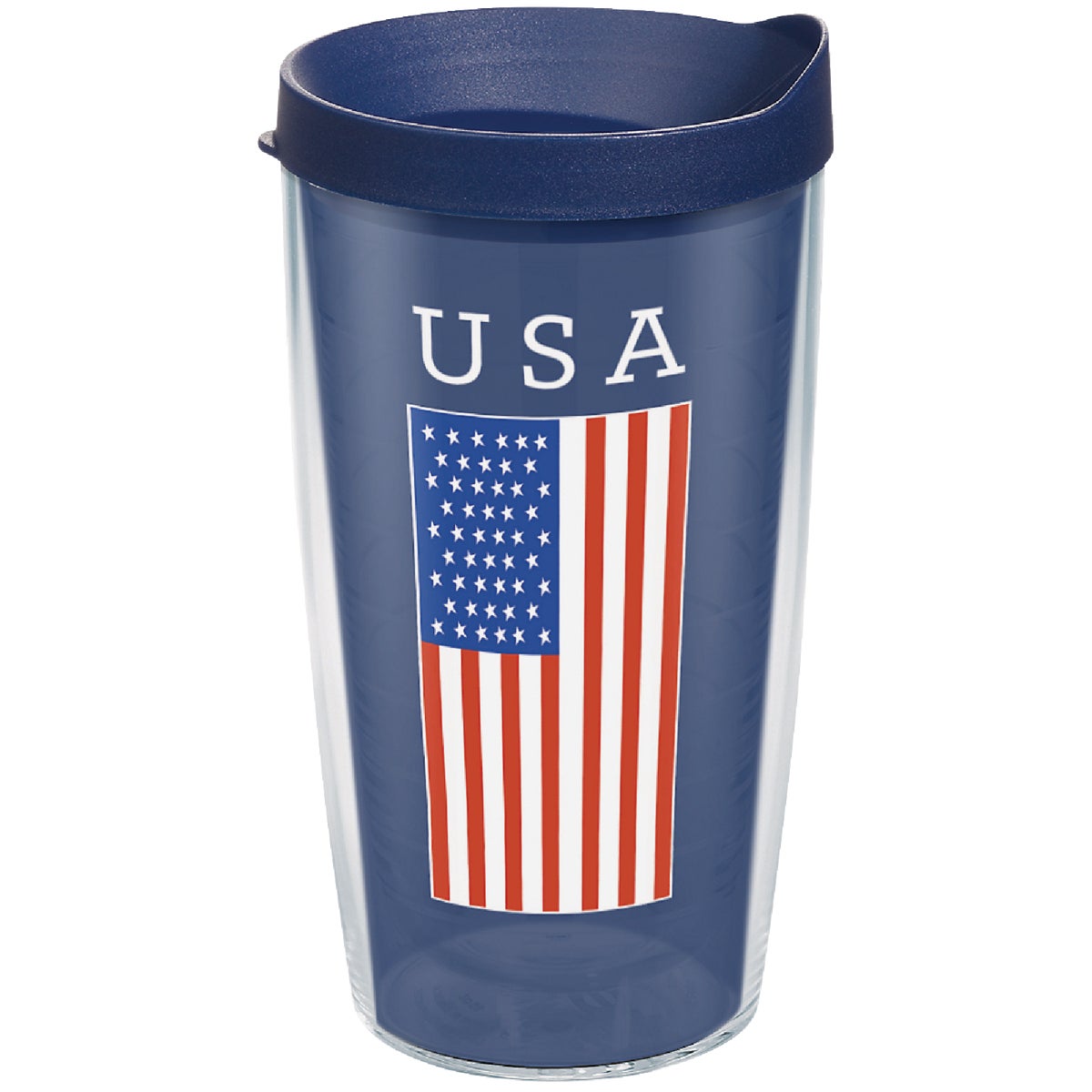 Tervis USA Flag Wrap 16 Oz. BPA Free Insulated Tumbler with Travel Lid