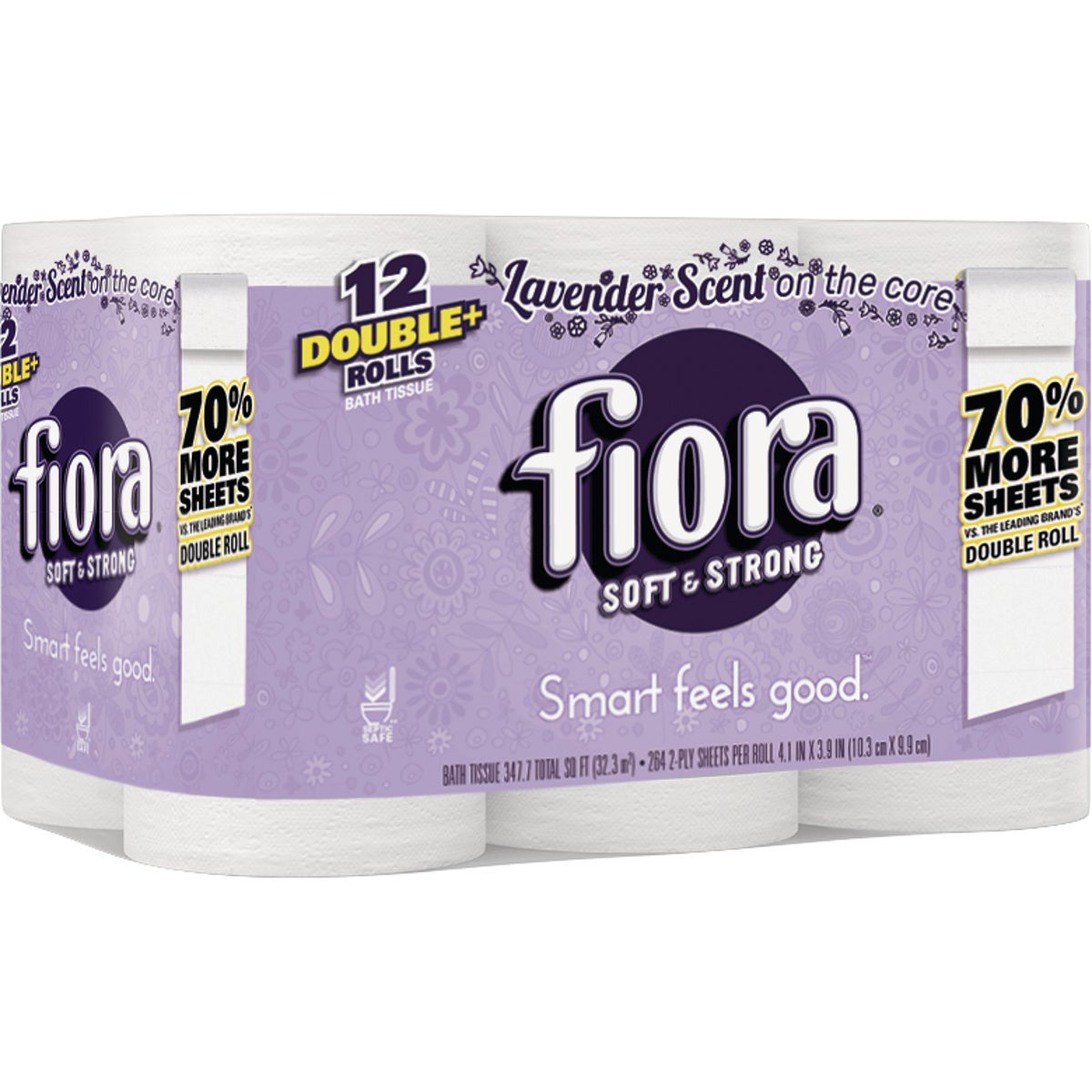 Fiora Lavender Scented Bath Tissue (12 Rolls)