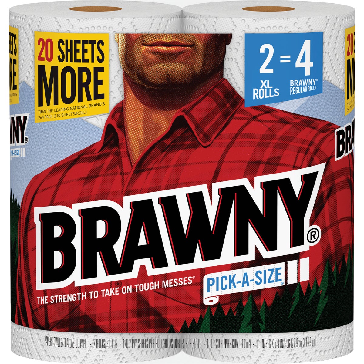 Brawny XL Pick-A-Size Paper Towel (2 Roll)