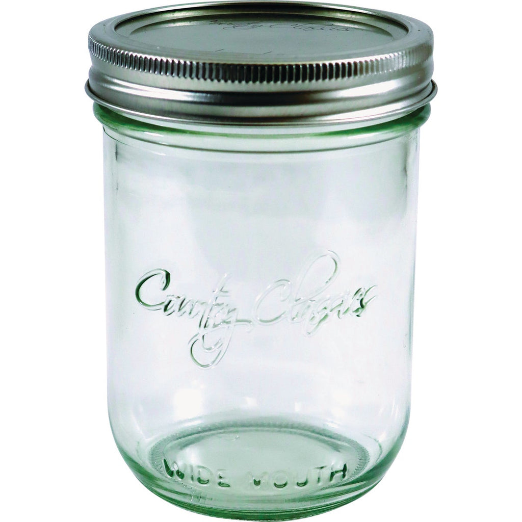 Country Classics Pint Size Wide Mouth Canning Jar (12-Pack)