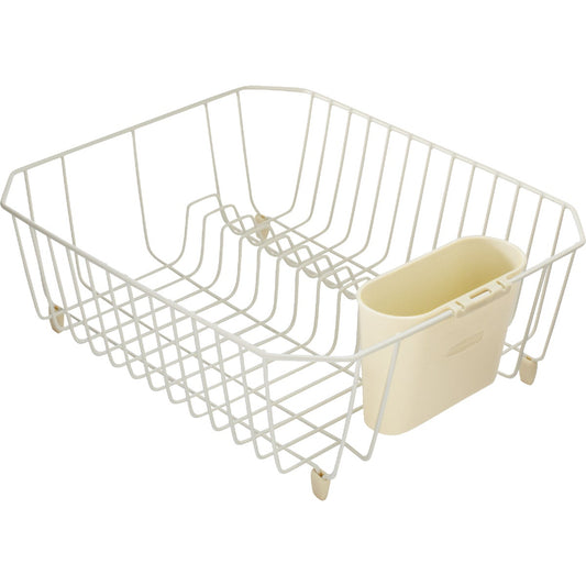 Rubbermaid 12.49 In. x 14.31 In. Bisque Wire Sink Dish Drainer