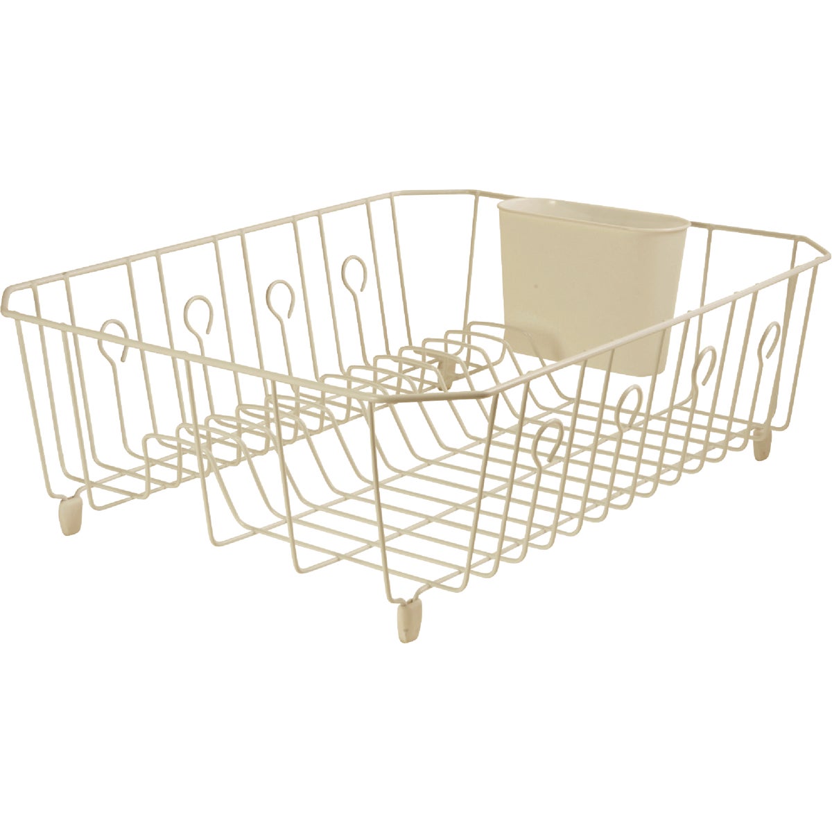 Rubbermaid 13.81 In. x 17.62 In. Bisque Wire Sink Dish Drainer