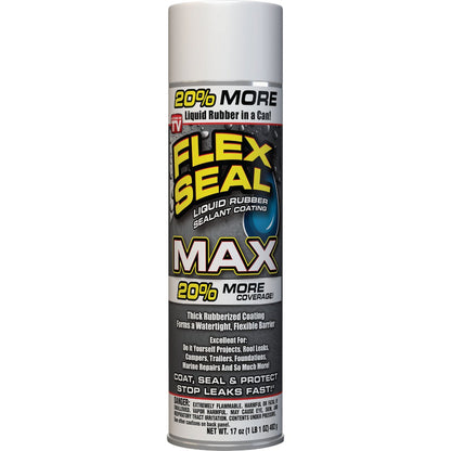 FLEX SEAL MAX 17 Oz. Spray Rubber Sealant, White