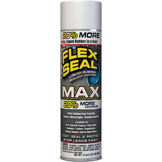 FLEX SEAL MAX 17 Oz. Spray Rubber Sealant, White