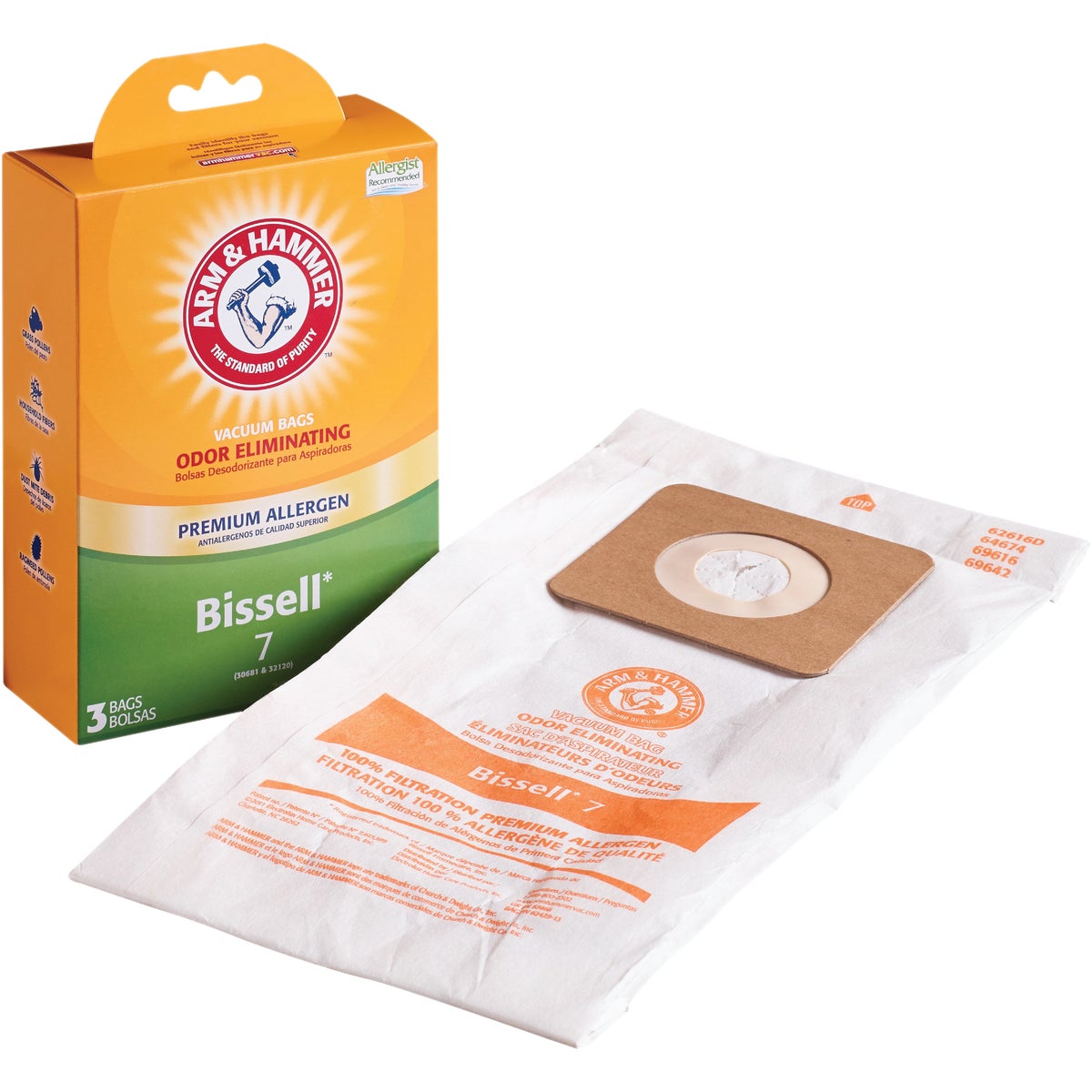 Arm & Hammer Bissell Style 7 Premium Allergen Vacuum Bag (3-Pack)