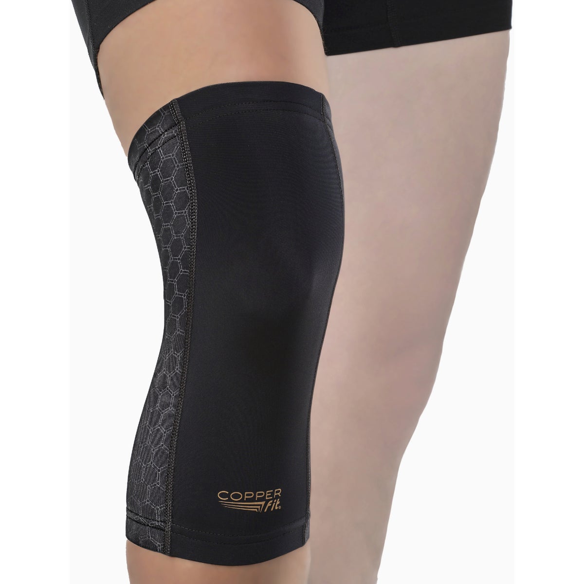 Copper Fit Freedom Large Black Knee Sleeve