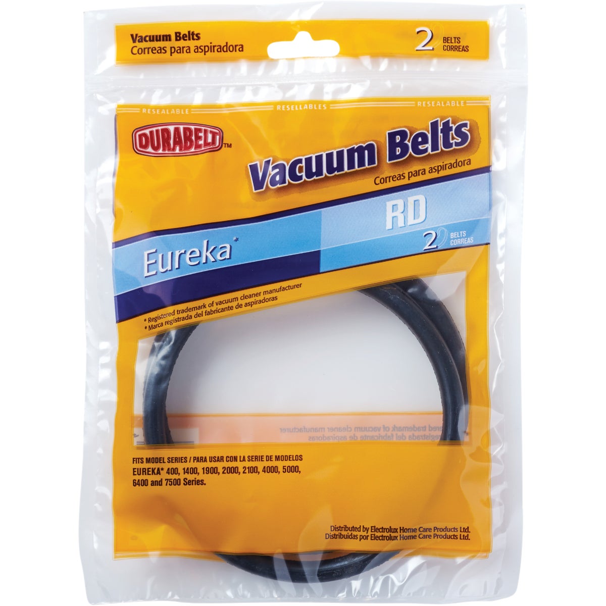 Durabelt, Eureka, Electrolux, Sanitaire RD Vacuum Cleaner Belt (2-Pack)