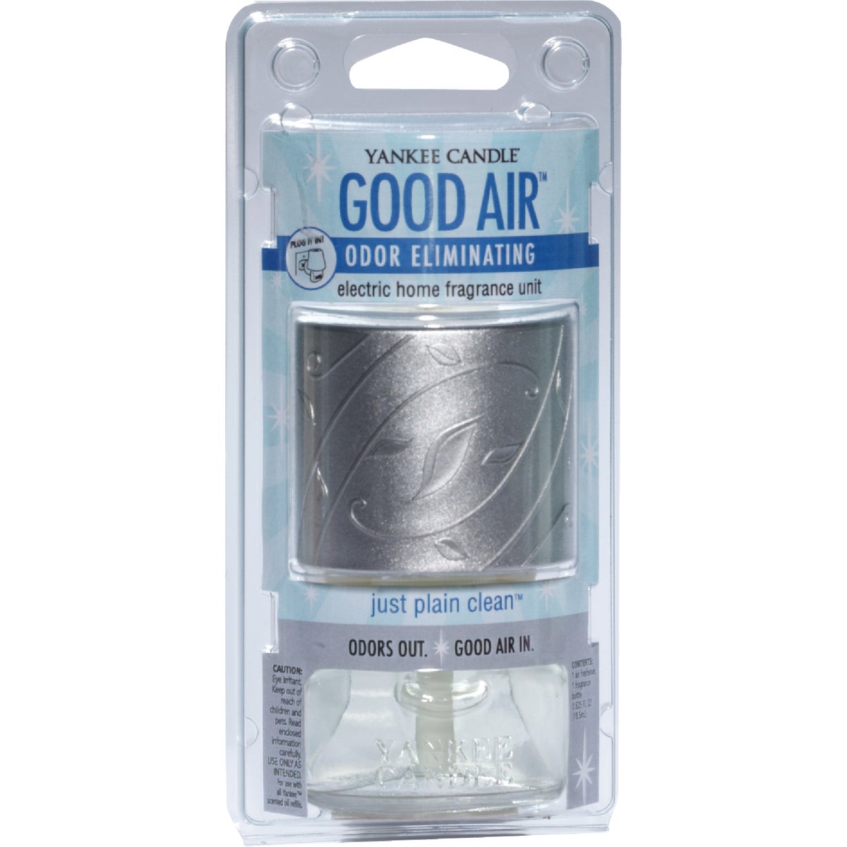 Yankee Candle Good Air Just Plain Clean Starter Kit Plug In Air Freshener