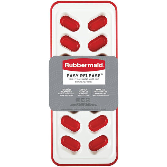 Rubbermaid Easy Release Flexible Dual-Material Ice Cube Tray