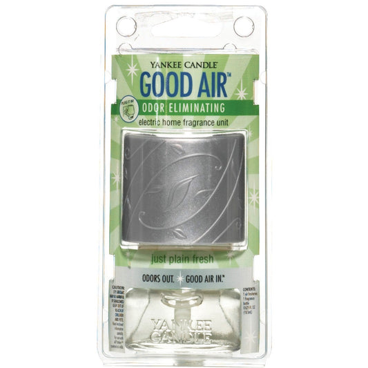 Yankee Candle Good Air Just Plain Fresh Starter Kit Plug In Air Freshener