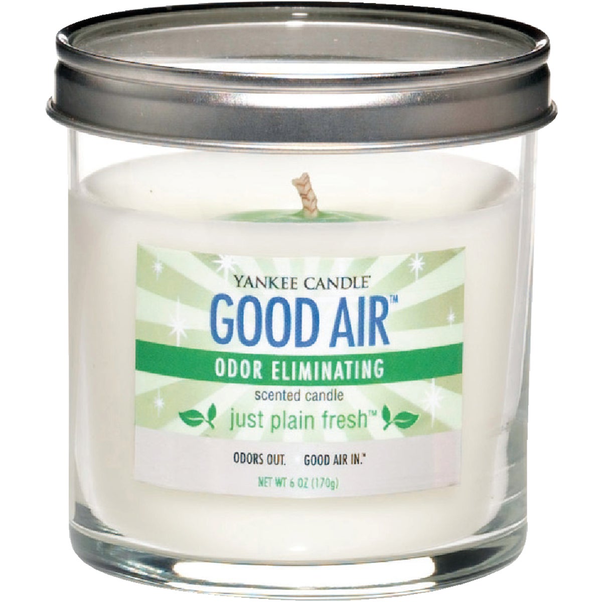 Good Air Just Plain Fresh 6 Oz. Freshener Candle