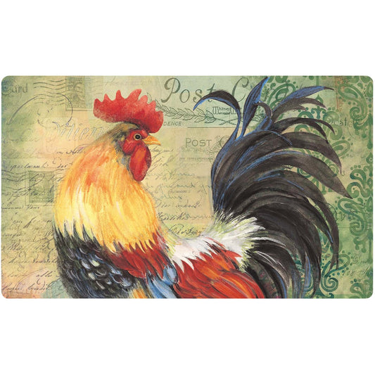 Mohawk Home 18 In. x 30 In. Colorful Rooster Kitchen Anti-Fatigue Mat