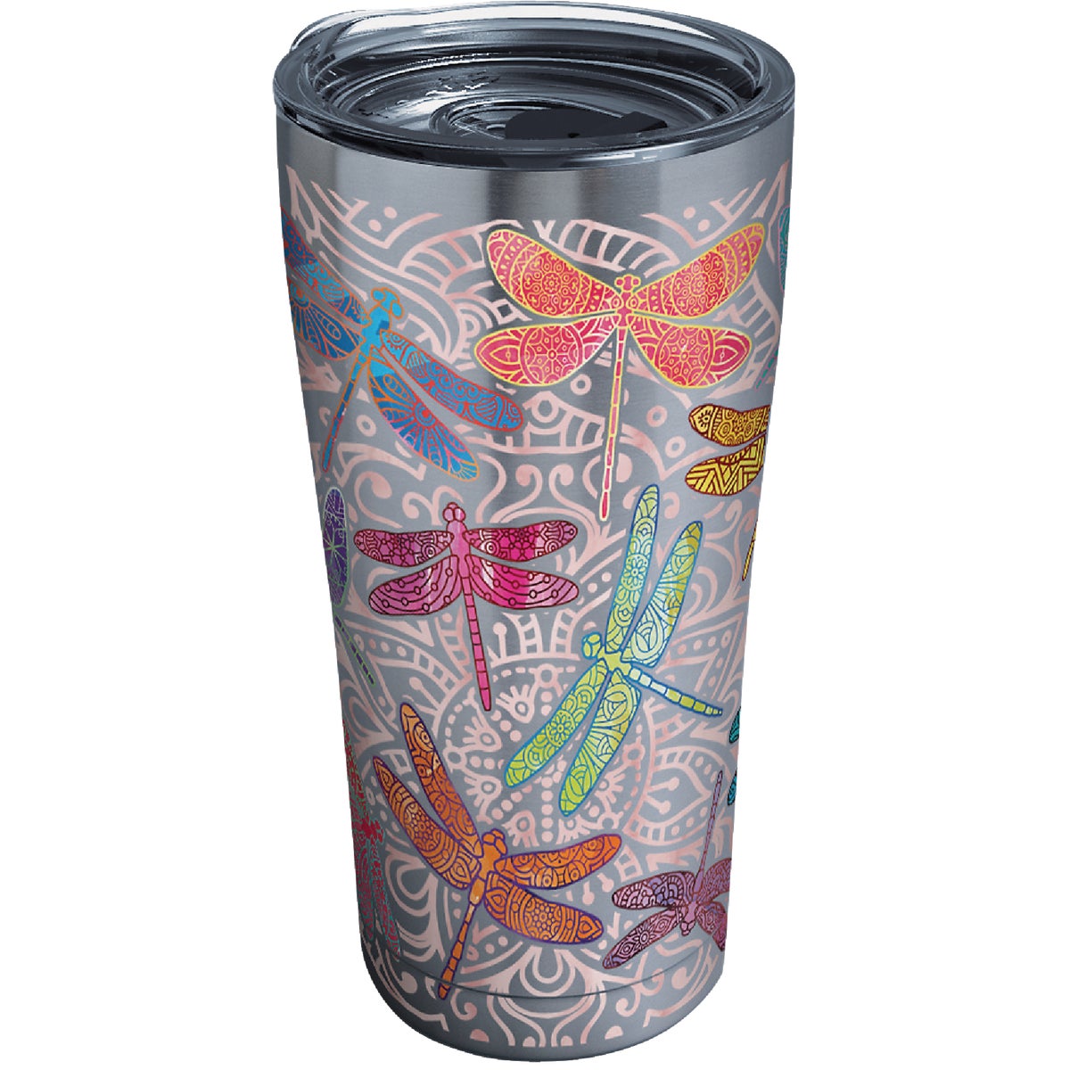 Tervis Dragonfly Mandala 20 Oz. Stainless Steel Tumbler with Slider Lid