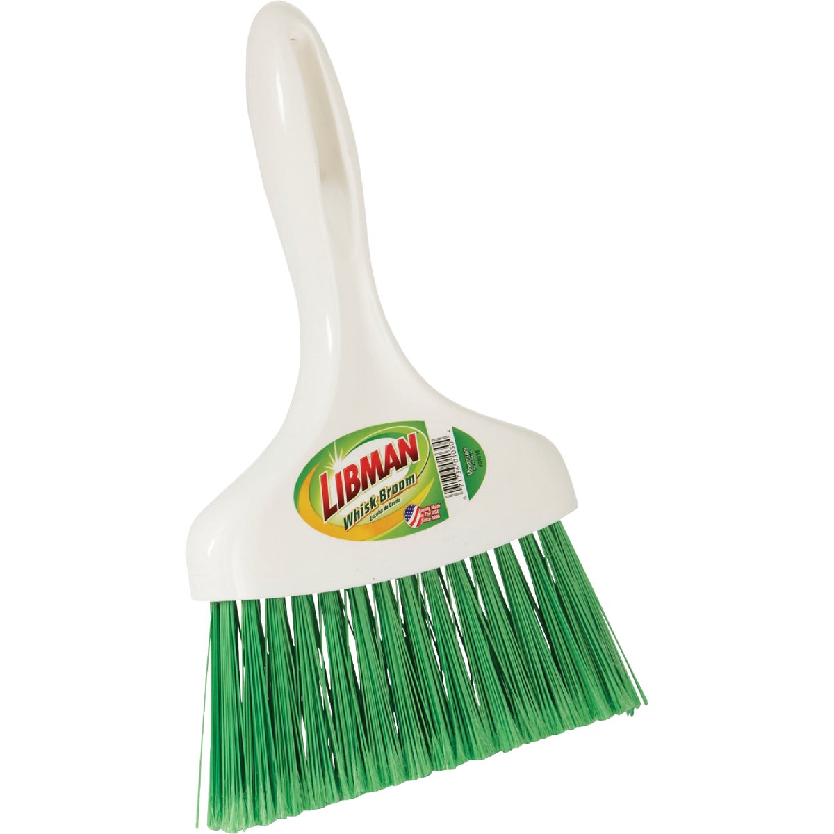 Libman 8 In. Poly Whisk Broom, Green Bristles