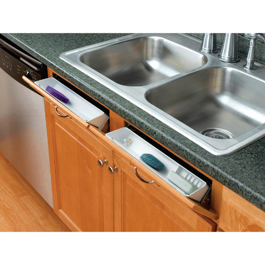 Rev-A-Shelf 11 In. Tip-Out Front Sink Tray Set