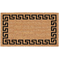 Americo Home Greek Key 18 In. x 30 In. Coir/Vinyl Door Mat