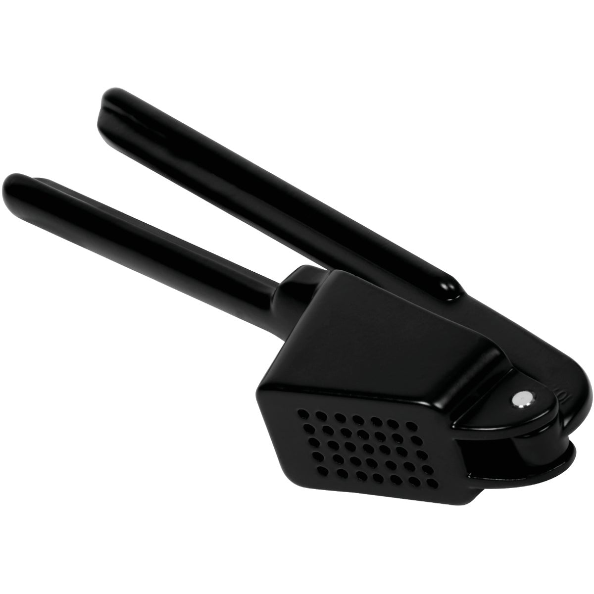 Ekco 6-1/2 In. Deluxe Black Metal Garlic Press