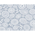 Con-Tact Grip Print 18 In. x 4 Ft. Paisley Pewter Non-Adhesive Shelf Liner