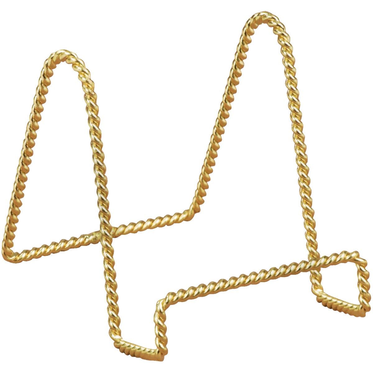 Tripar 6 In. Brass Twisted Wire Plate Stand