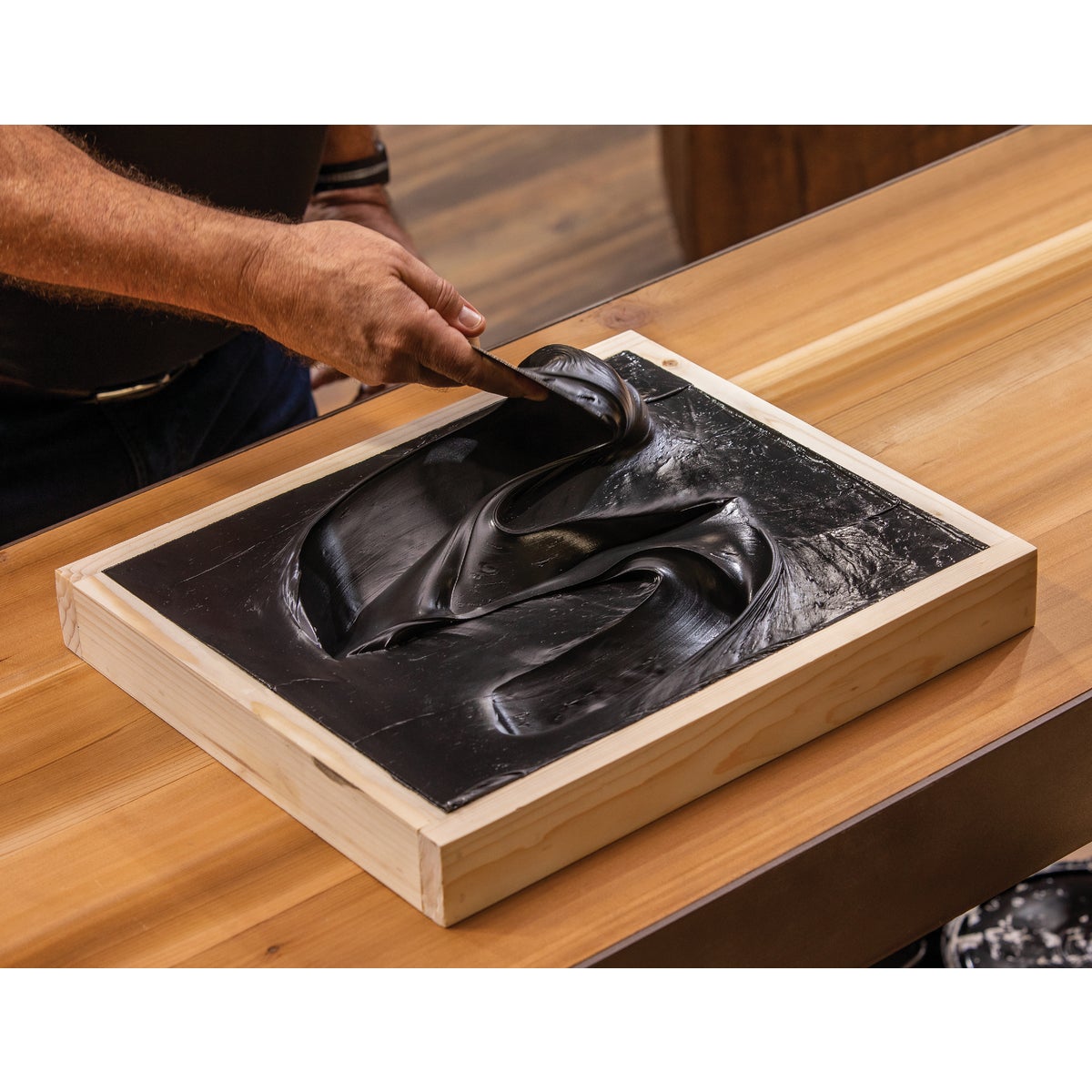 Flex Paste 3 Lb. Rubber Sealant, Black