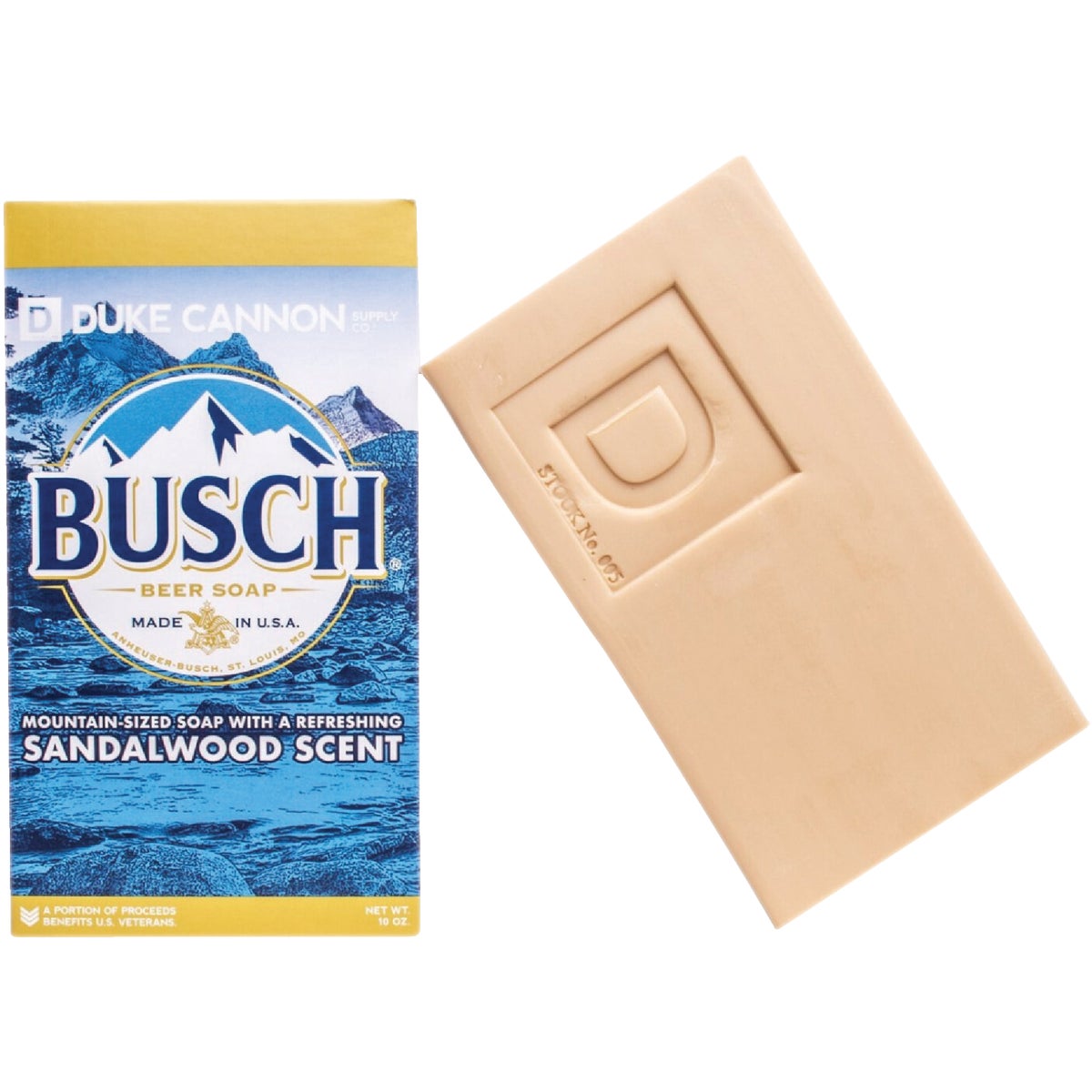 Duke Cannon 10 Oz. Busch Beer Bar Soap