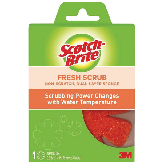 Scotch-Brite 2-In-1 Fresh Scrub Sponge