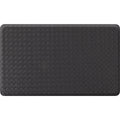 GelPro NewLife 18 In. x 30 In. Black Basketweave Designer Comfort Mat