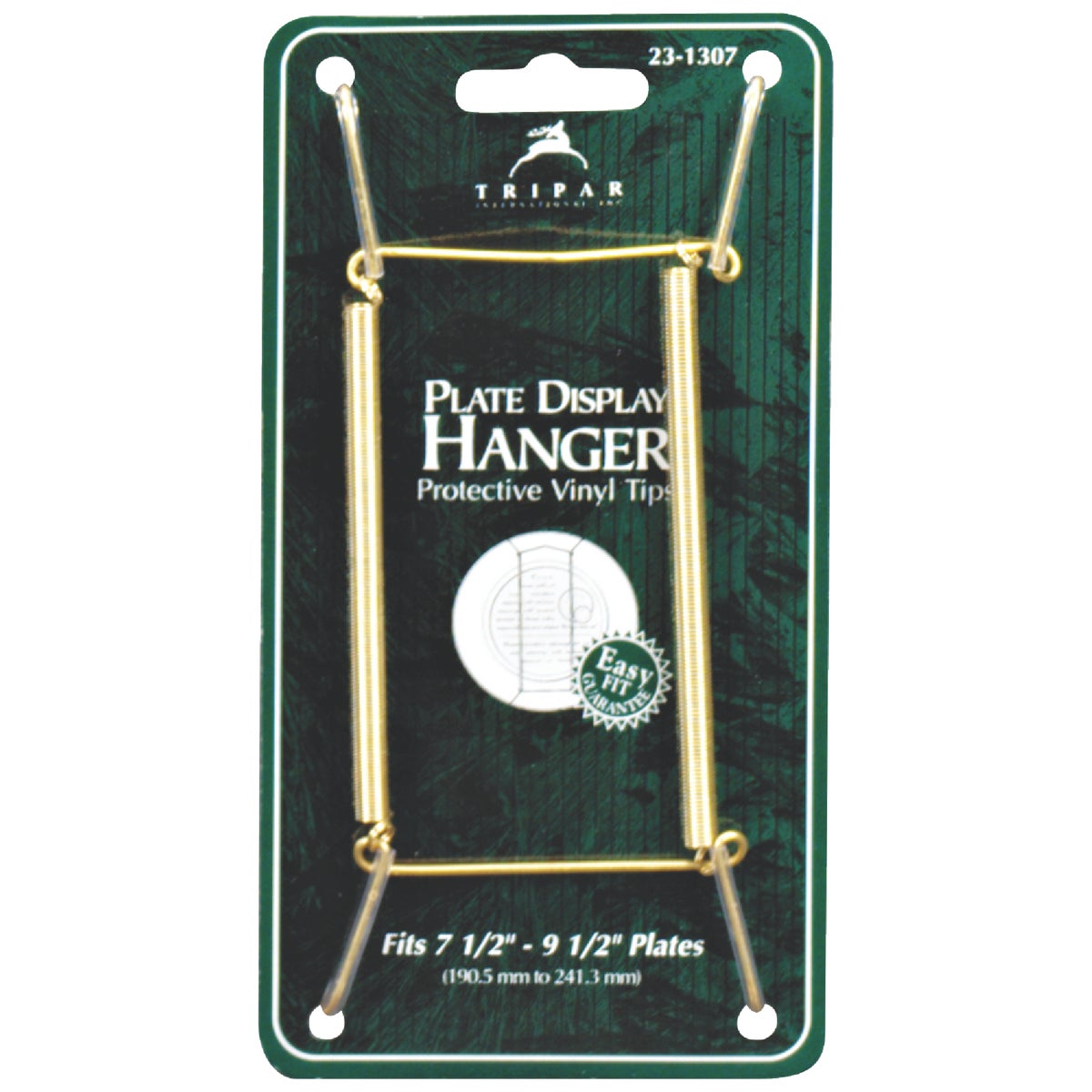 Tripar 7-1/2 In. to 9-1/2 In. Brass Wire Plate Hanger