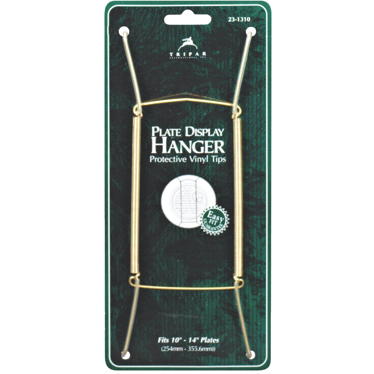 Tripar 10 In. to 14 In. Brass Wire Plate Hanger