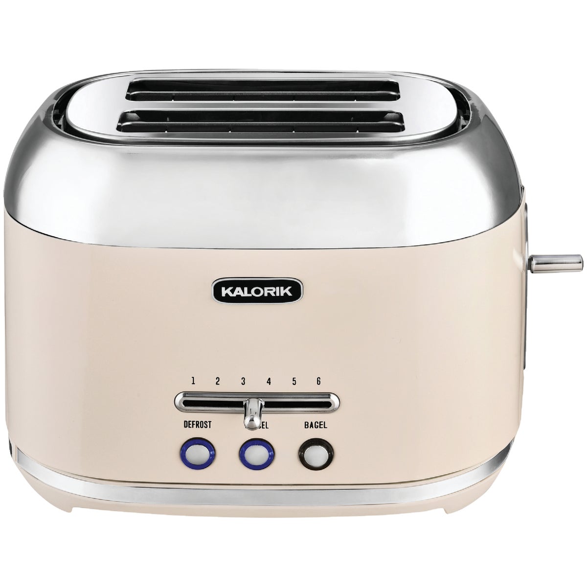 Kalorik 2-Slice Cream Retro Toaster