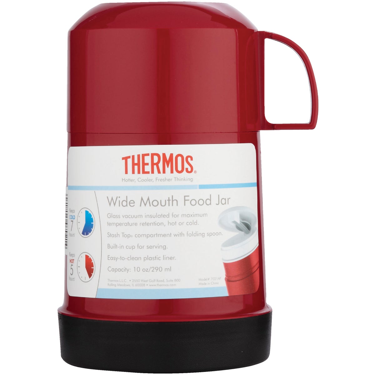 Thermos 10 Oz. Blue, Red Or Green Plastic Thermal Food Jar