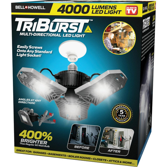 TriBurst 4000 Lm. LED High-Intensity Replacement Light Bulb