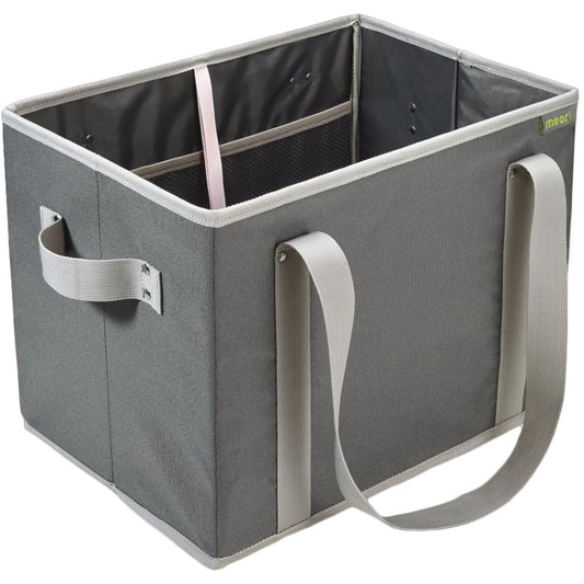 Meori Granite Gray Foldable Grocery Basket