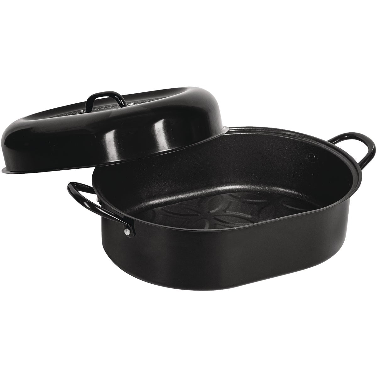 GraniteStone Diamond 16 In. Non-Stick Covered Roaster Pan