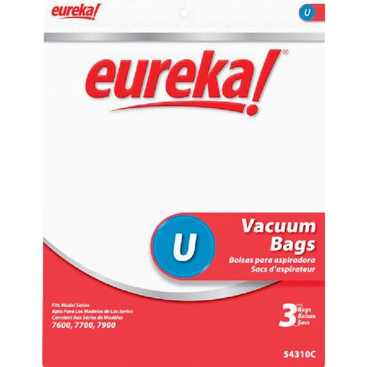 Eureka Type U Standard Vacuum Bag (3-Pack)