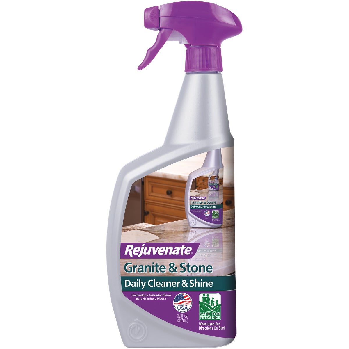 Rejuvenate 32 Oz. Granite & Stone Daily Cleaner