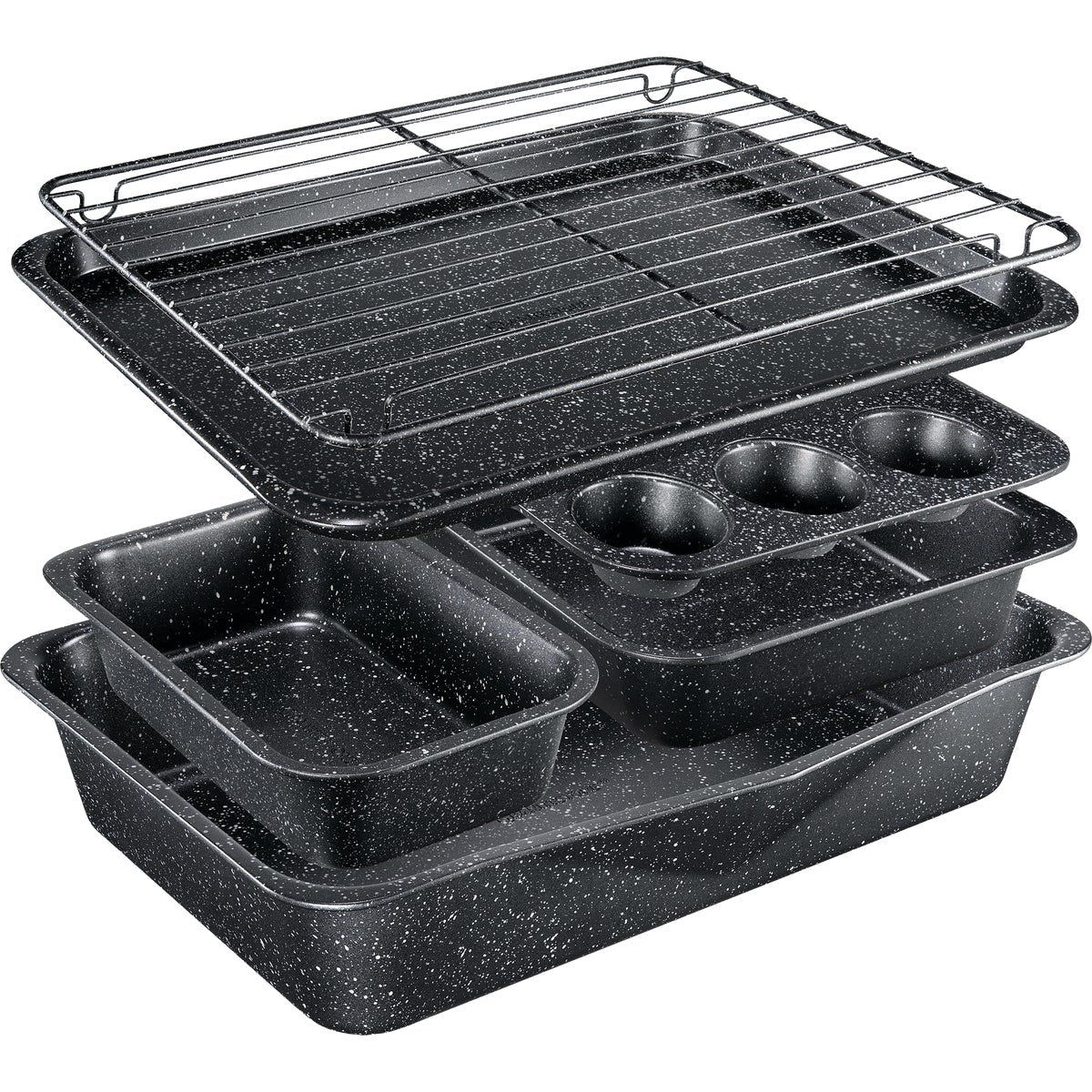 GraniteStone Diamond Stackmaster Non-Stick Bakeware Set (6-Piece)