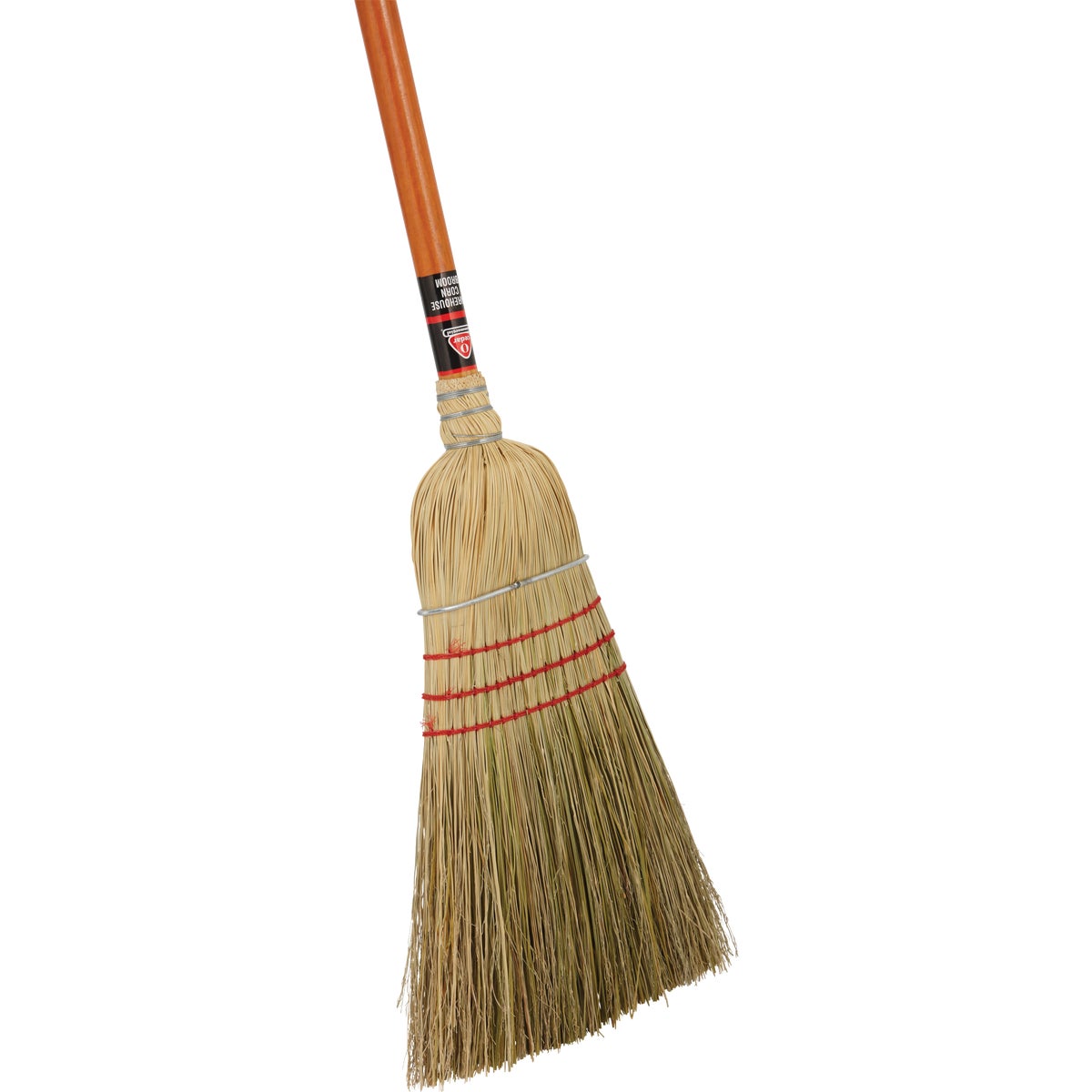 Nexstep 10 In. W. x 56 In. L. Painted Wood Handle Commercial Warehouse Corn Broom