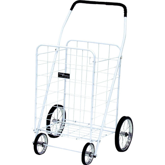 Narita White Jumbo Shopping Cart