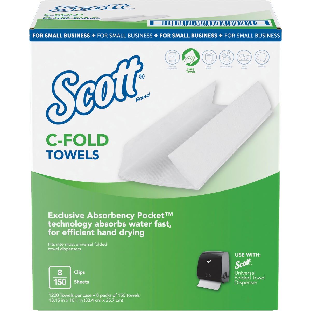 Kimberly Clark Scott C-Fold All Purpose Hand Towel Paper Towel