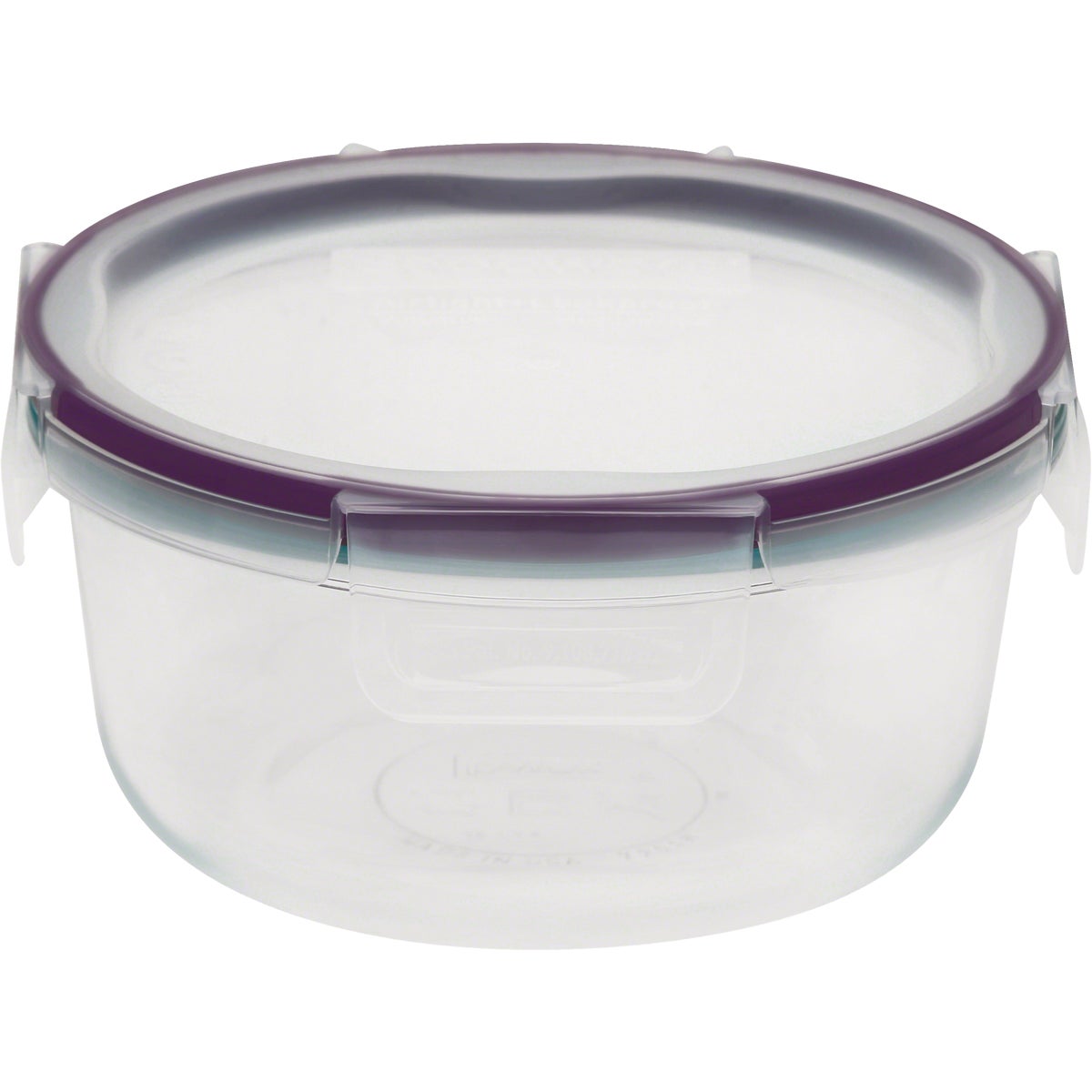Snapware Total Solution 4-Cup Round Pyrex Glass Storage Container with Lid