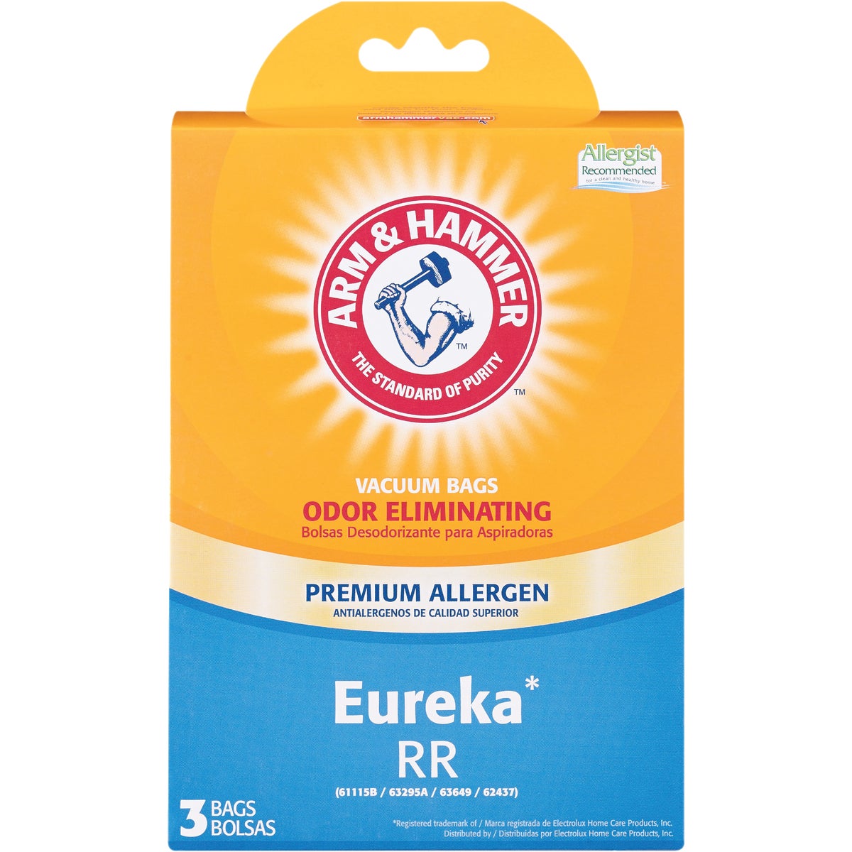 Arm & Hammer Eureka RR Vacuum Cleaner Bag (3-Pack)