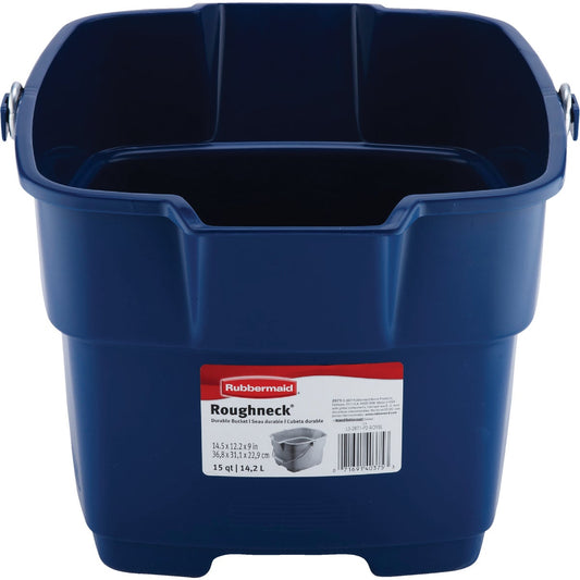 Rubbermaid Roughneck 15 Qt. Blue Bucket