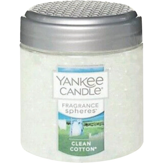 Yankee Candle Fragrance Spheres 6 Oz. Clean Cotton Odor Neutralizer