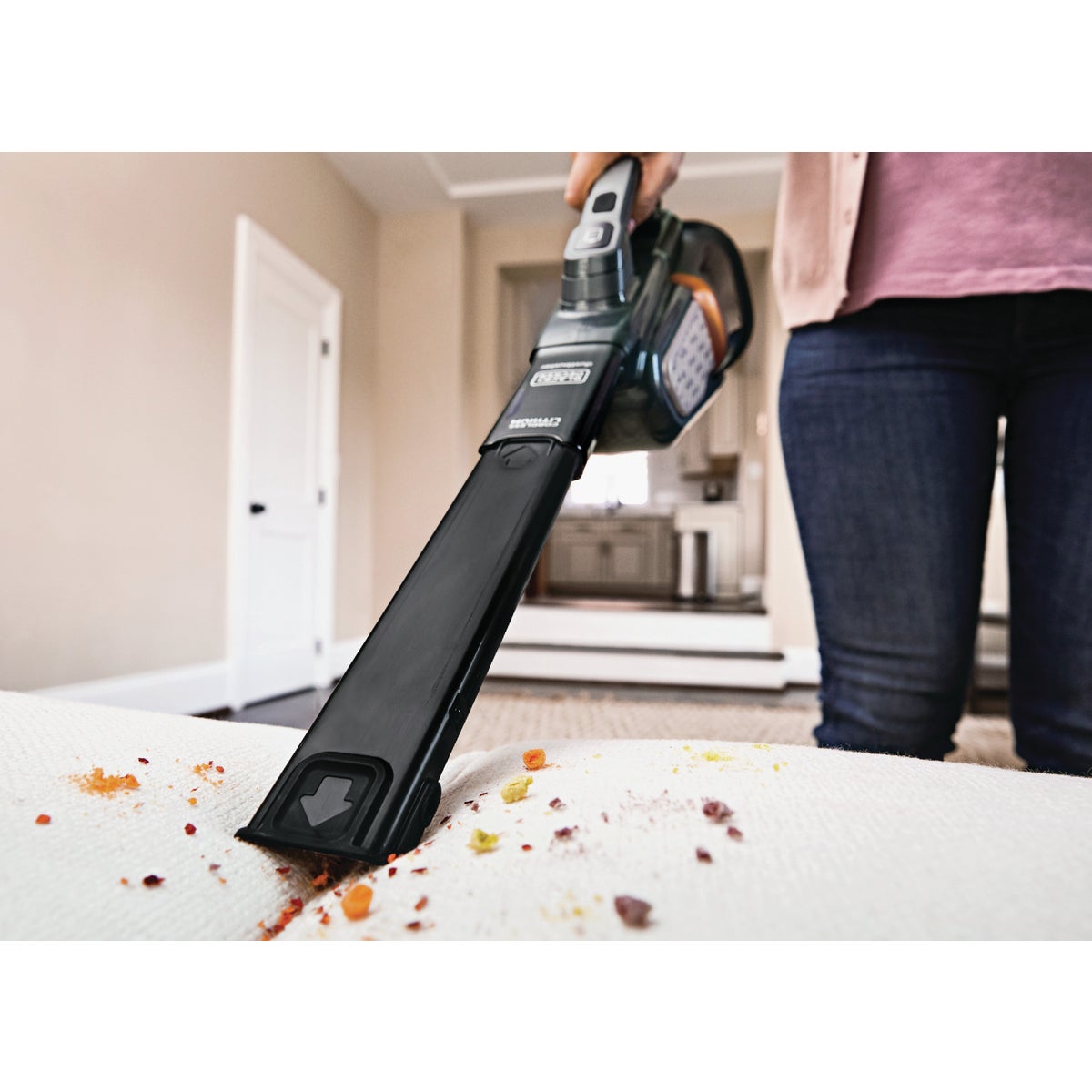 Black & Decker Dustbuster AdvancedClean 16V 1.5AH Titanium Cordless Handheld Vacuum Cleaner