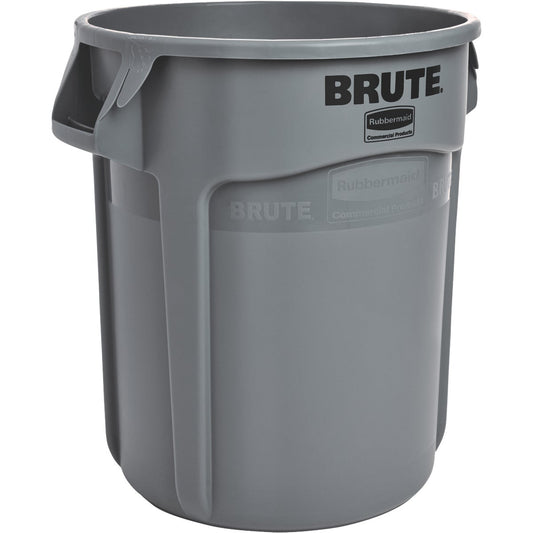 Rubbermaid Commercial Brute 20 Gal. Gray Vented Trash Can